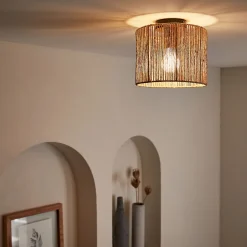 Plafonnier*alinea Plafonnier électrifié en métal D10cm - Noir