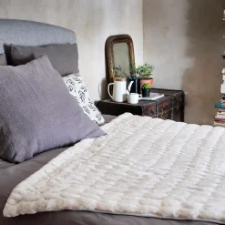 Bureau Enfant|Plaid Enfant*alinea Plaid doux 130x170cm - ventoux Blanc