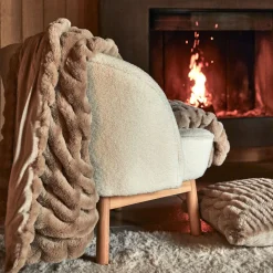 Bureau Enfant|Plaid Enfant*alinea Plaid imitation fourrure - alpilles 130x170cm Beige