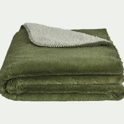 Plaid*alinea Plaid imitation fourrure 130x170cm - cèdre Vert