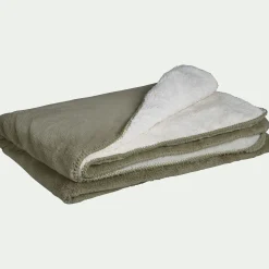 Plaid*alinea Plaid imitation fourrure 130x170cm - cèdre Vert