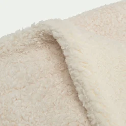 Plaid*alinea Plaid synthétique effet moutonné - 130x170cm Blanc