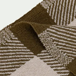 Plaid*alinea Plaid tartan en coton 130x170cm - mousse Vert