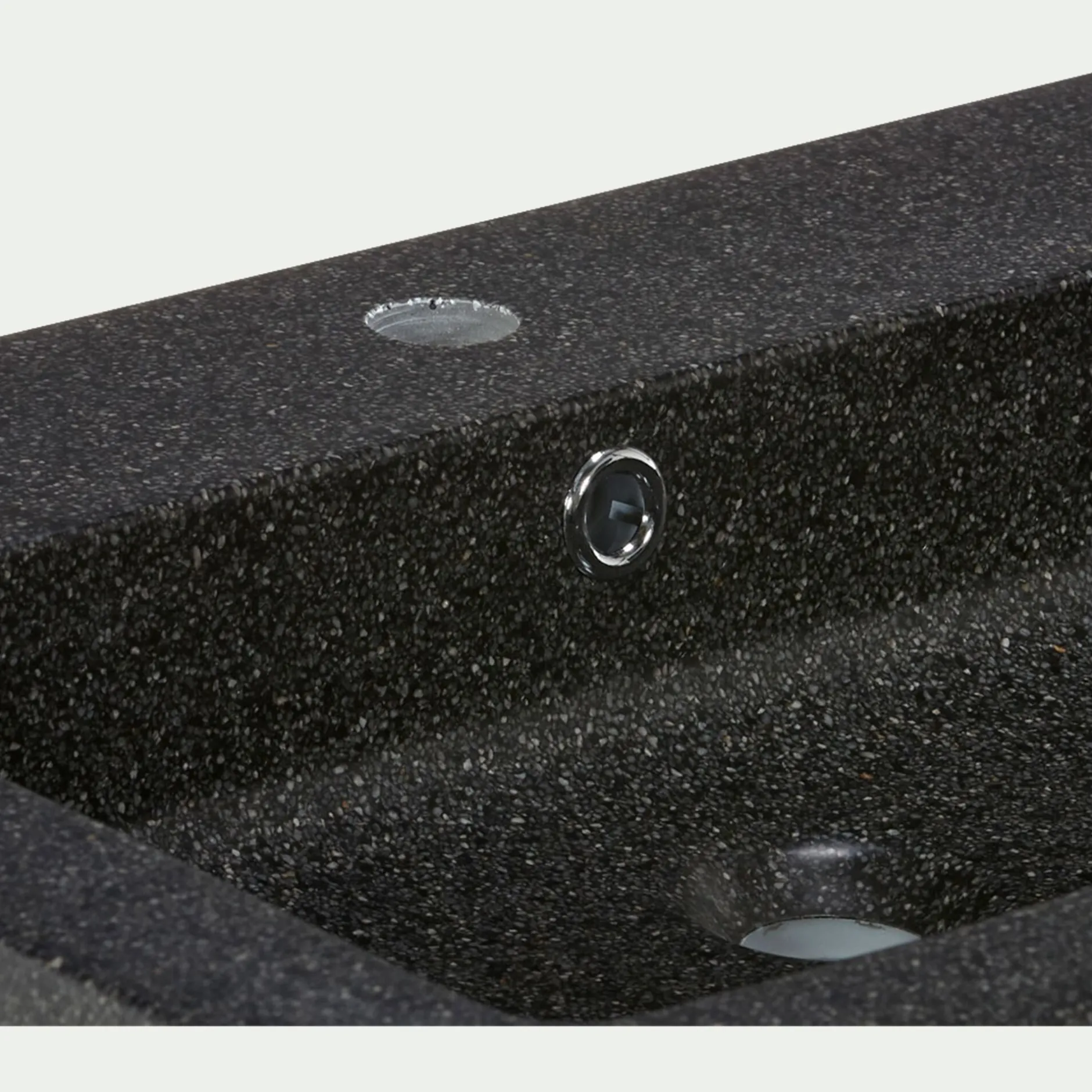 Rangement De Salle De Bain|Vasque Salle De Bain*alinea Plan vasque 120cm en terrazzo Noir