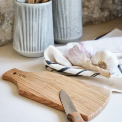 Salière Et Poivrière*alinea Planche à découper en bois d'olivier L25,5cm - Bois clair