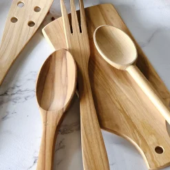 Salière Et Poivrière*alinea Planche à découper en bois d'olivier L25,5cm - Bois clair