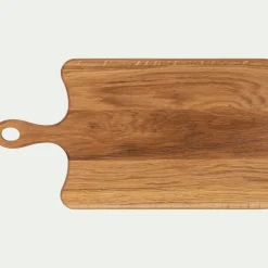 Salière Et Poivrière*alinea Planche à découper en chêne 39,5x21cm - Naturel