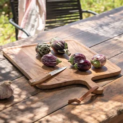 Salière Et Poivrière*alinea Planche à découper rectangulaire en acacia L40cm Naturel