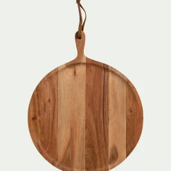 Salière Et Poivrière*alinea Planche à découper ronde en acacia D40cm Naturel
