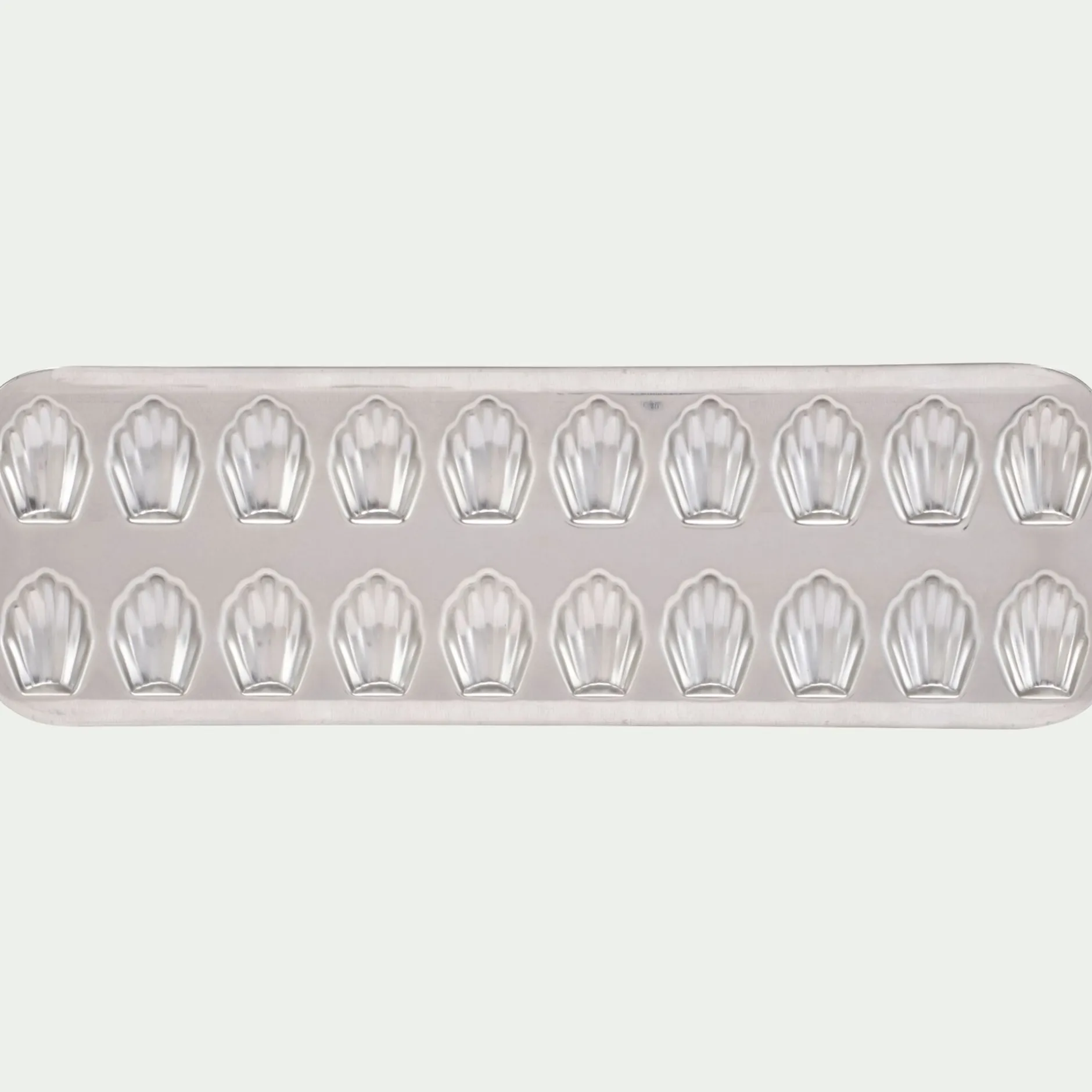 Moule À Gâteau|Accessoire De Cuisson*alinea Plaque de cuisson pour 20 madeleines en fer - argenté