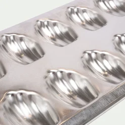 Moule À Gâteau|Accessoire De Cuisson*alinea Plaque de cuisson pour 20 madeleines en fer - argenté