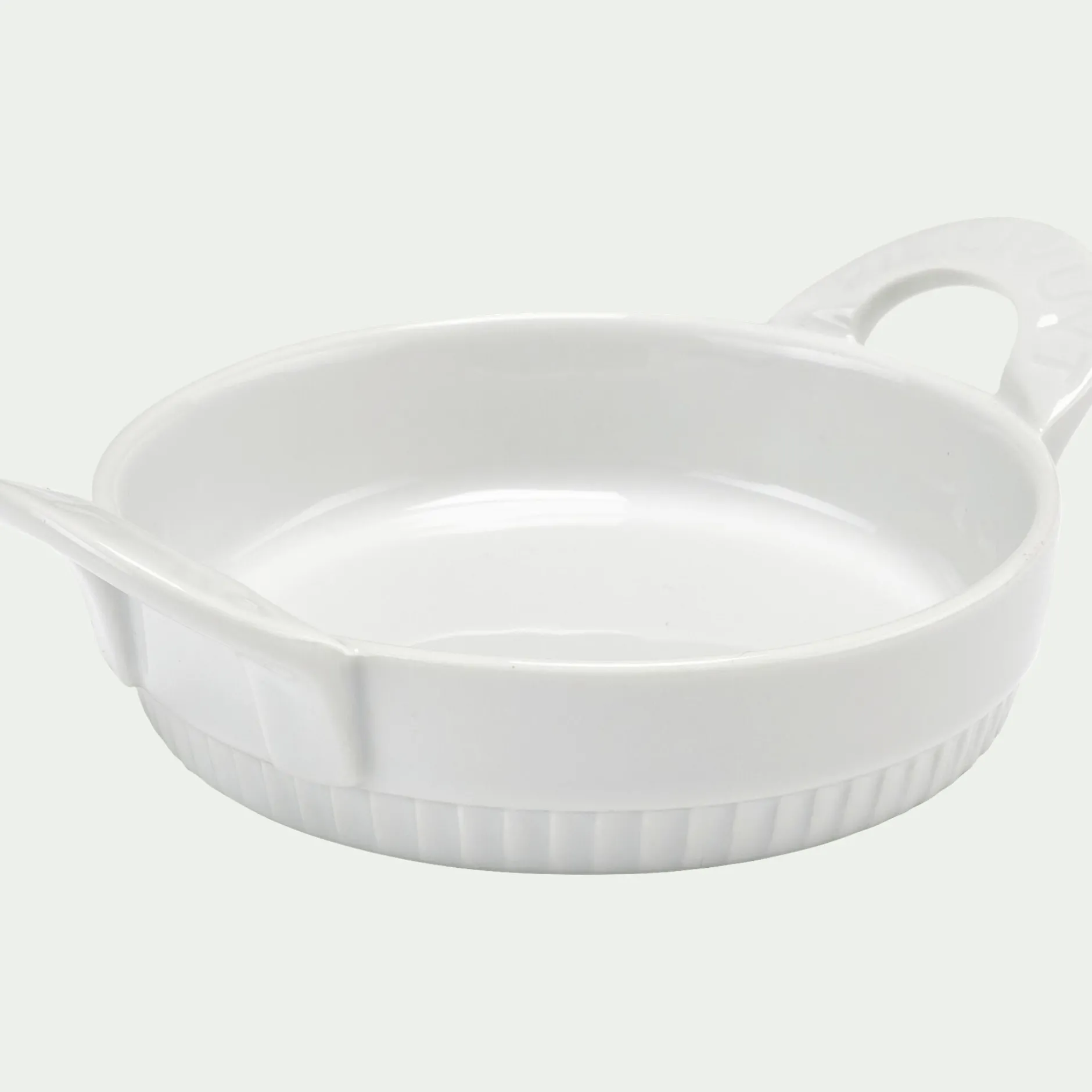 Cuisson Spécifique|Plat À Four*alinea Plat à crème brûlée en porcelaine D12cm - Blanc
