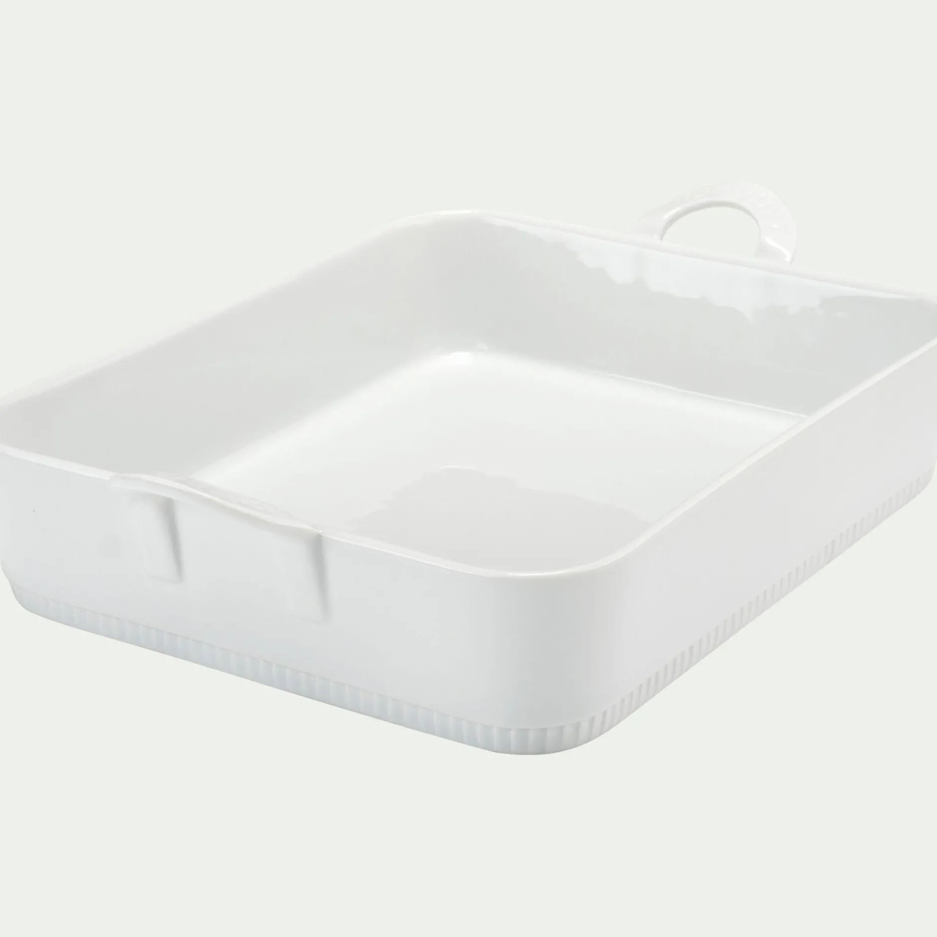 Plat À Four*alinea Plat à lasagnes en porcelaine - Blanc