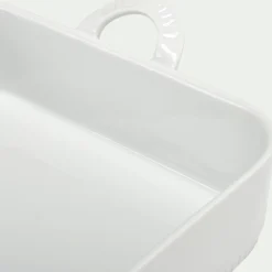 Plat À Four*alinea Plat à lasagnes en porcelaine - Blanc