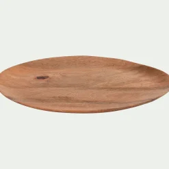 Plat De Service Et Saladier*alinea Plat de présentation organique en bois de manguier L36cm - naturel