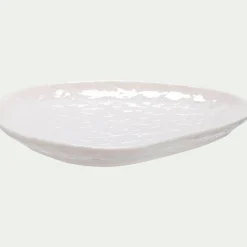 Décoration À Poser*alinea Plateau déco organique en céramique L31cm - Blanc