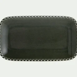 Décoration À Poser*alinea Plateau décoratif en porcelaine 14x25cm - Vert