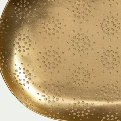 Décoration À Poser*alinea Plateau décoratif ovale en fer L24cm - Cuivré