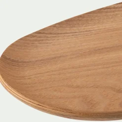 Décoration À Poser*alinea Plateau décoratif ovale en bois de saule 18x35cm - Bois clair