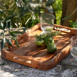 Plateau*alinea Plateau en bois d'acacia L40cm - Naturel