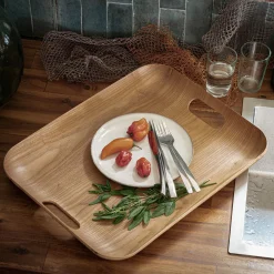 Plateau*alinea Plateau rectangle en bois de chêne L45cm - Naturel