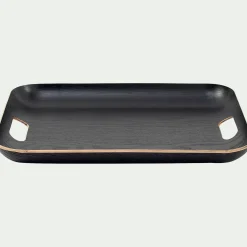 Plateau*alinea Plateau rectangle en bois L45xl36cm - Noir