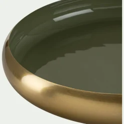 Décoration À Poser*alinea Plateau rond en fer D43cm - cèdre Vert