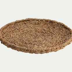 Décoration À Poser*alinea Plateau rond en jonc de mer D38cm - Naturel