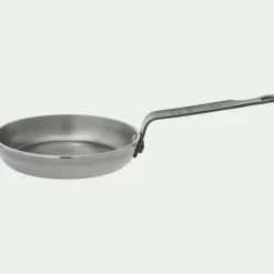 Cuisson Spécifique|Casserole, Poêle Et Sauteuse*alinea Poêle à blinis en tôle De Buyer D12cm - gris métallisé Argenté