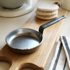 Cuisson Spécifique|Casserole, Poêle Et Sauteuse*alinea Poêle à blinis en tôle De Buyer D12cm - gris métallisé Argenté