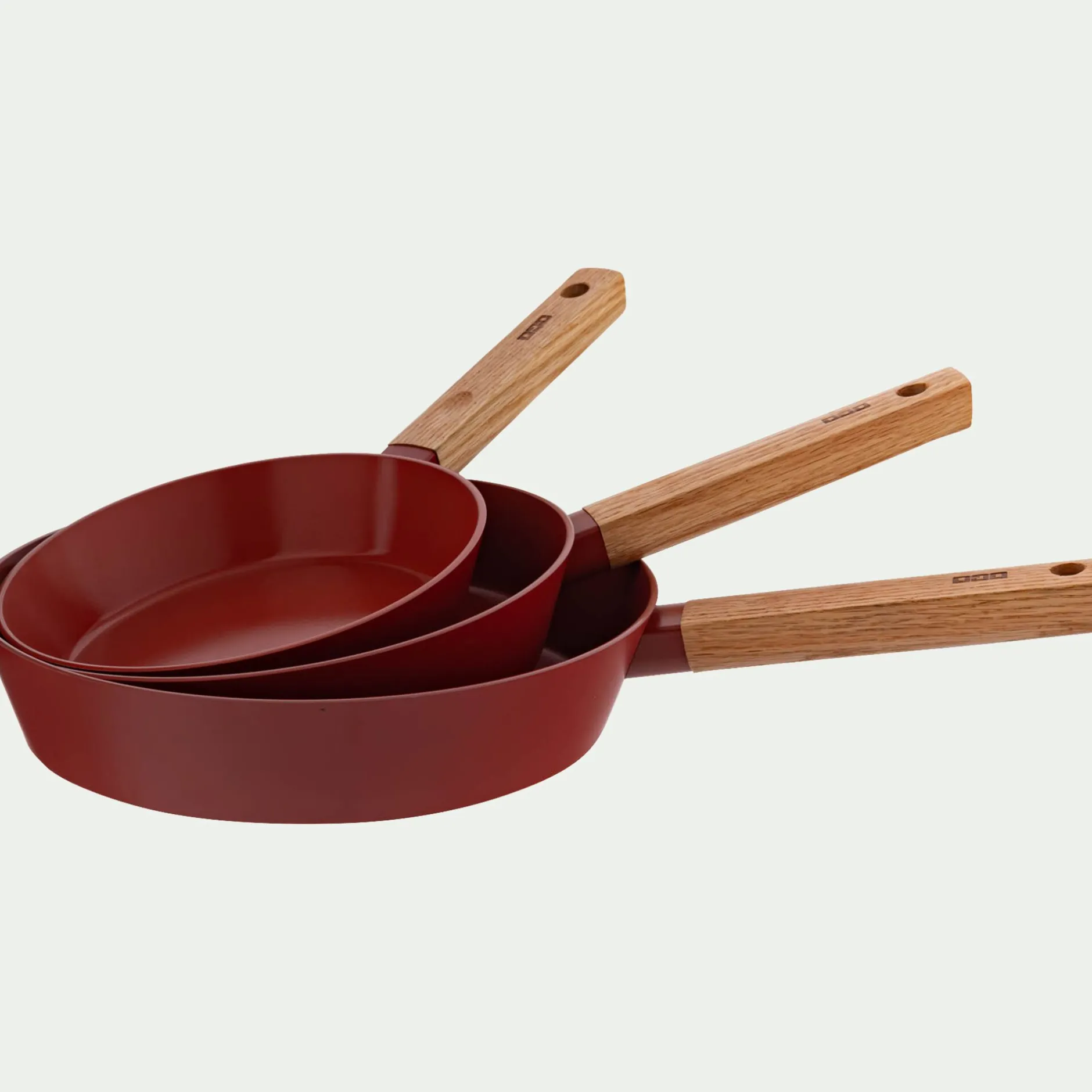 Casserole, Poêle Et Sauteuse*alinea Poêle en aluminium D20cm - rouge cade