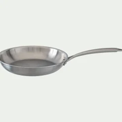 Casserole, Poêle Et Sauteuse*alinea Poêle en inox D24cm - métallisé Argenté