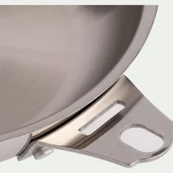 Casserole, Poêle Et Sauteuse*alinea Poêle en inox D20cm - métallisé Gris