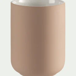 Accessoire De Salle De Bain*alinea Porte brosse à dent en grès - Rose