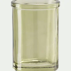 Accessoire De Salle De Bain*alinea Porte brosse à dent en verre - garrigue Vert