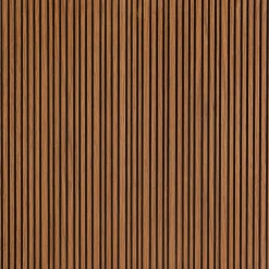 Rangement À Composer*alinea Porte en chêne strié avec fond - Bois foncé