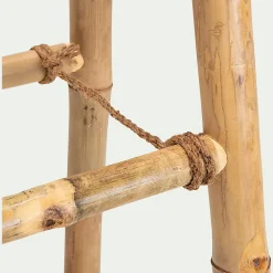 Porte-Serviette|Accessoire De Salle De Bain*alinea Porte serviettes en bambou - H130xl64 cm Bois clair