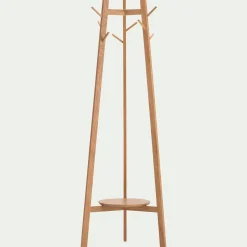Meuble D'Entrée*alinea Porte-manteau sur pieds en bois H170cm - Bois clair