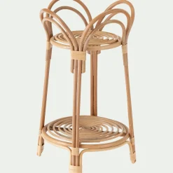 Pot De Fleur*alinea Porte-plante rond en rotin - Naturel