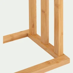 Porte-Serviette|Accessoire De Salle De Bain*alinea Porte-serviette triple en bambou - H82cm Naturel