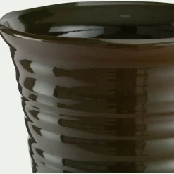 Pot De Fleur*alinea Pot bicolore en terre cuite D29cm - Vert