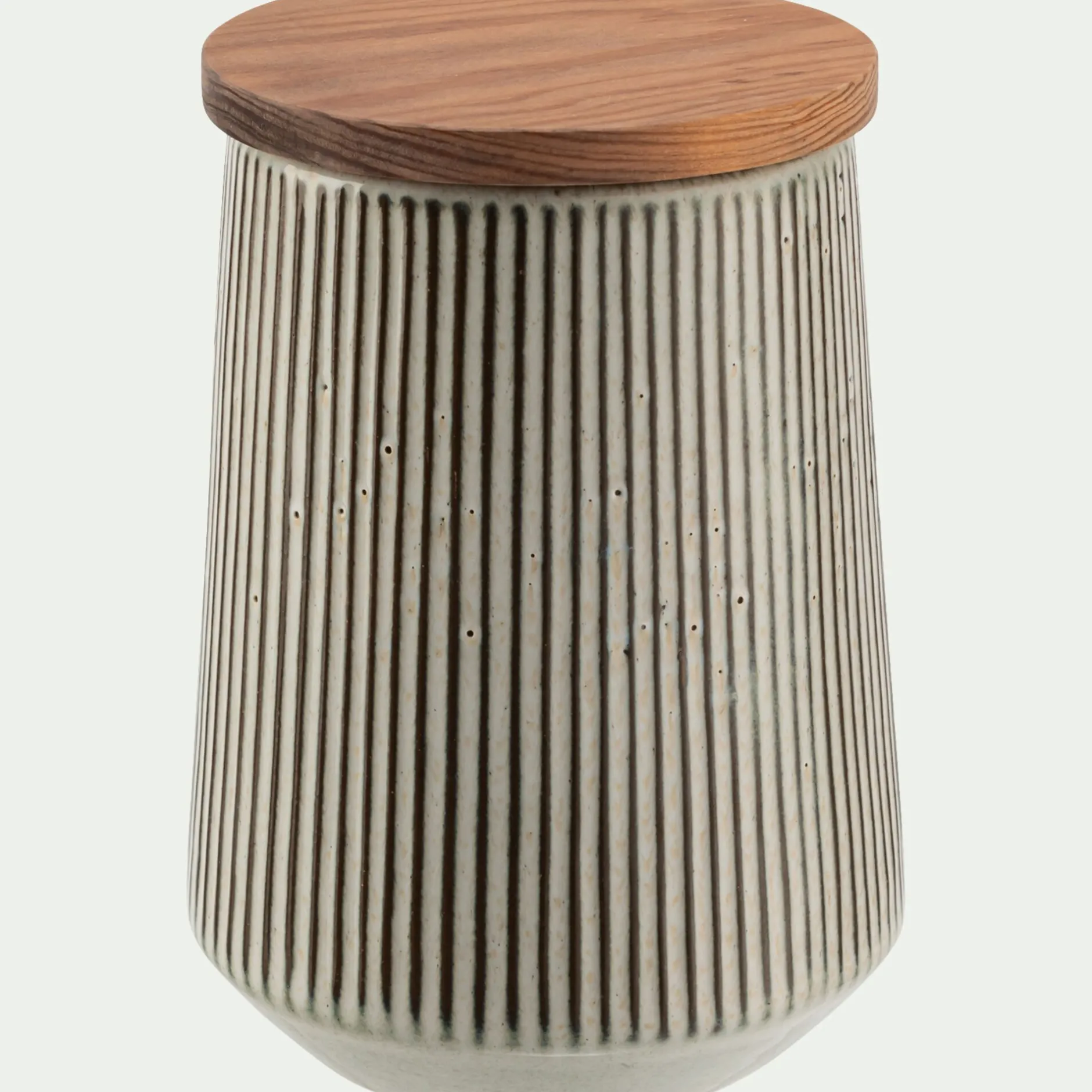 Bocal De Cuisine*alinea Pot en grès réactif D11,5cm - écorce Marron