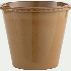 Pot De Fleur*alinea Pot en terre cuite D30cm - jaune