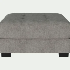 Pouf & Repose-Pieds*alinea Pouf avec coffre en tissu Monclar - Taupe