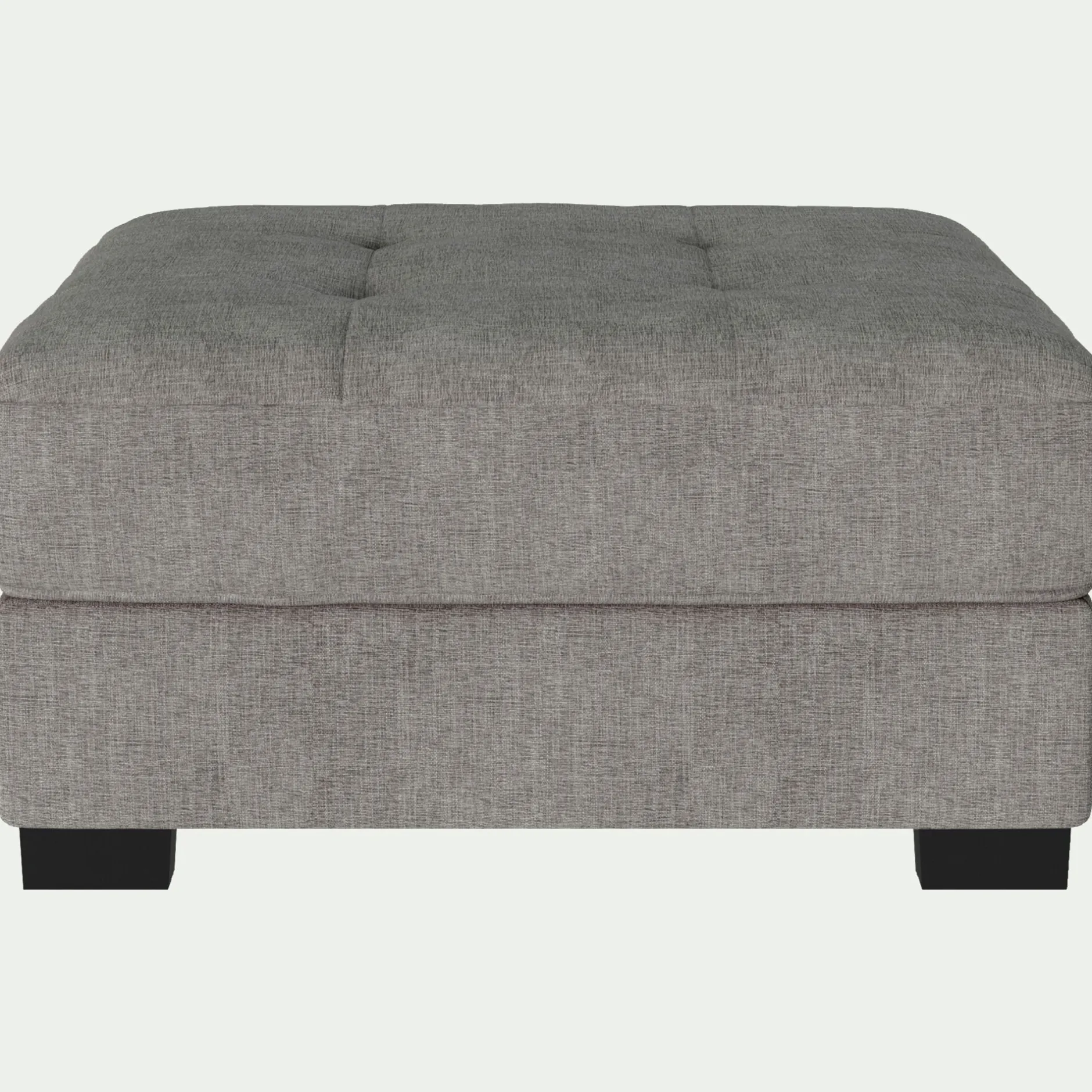 Pouf & Repose-Pieds*alinea Pouf avec coffre en tissu Monclar - Taupe