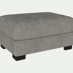 Pouf & Repose-Pieds*alinea Pouf avec coffre en tissu Monclar - Taupe