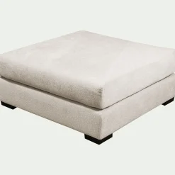 Pouf & Repose-Pieds*alinea Pouf carré en tissu Genesis - Beige