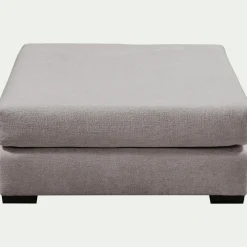 Pouf & Repose-Pieds*alinea Pouf carré en tissu Genesis - Gris