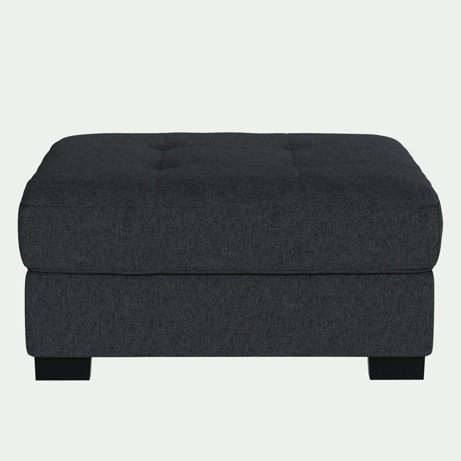 Pouf & Repose-Pieds*alinea Pouf coffre en tissu - anthracite Gris