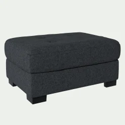 Pouf & Repose-Pieds*alinea Pouf coffre en tissu - anthracite Gris